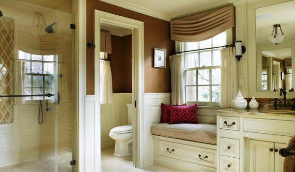 Колір ванної кімнати, класичний стиль