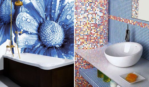 Укладка мозаїки у ванній
