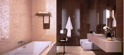 Дизайн керамической плитки для ванной комнаты
