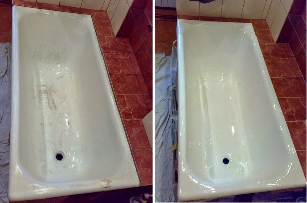 Ремонт, реставрація ванни, фото